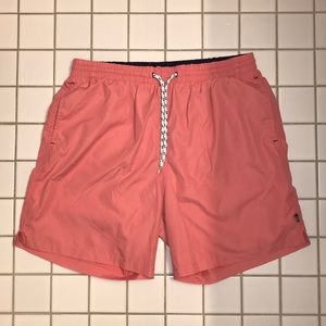 Forever 21 Men Pink Swim Shorts